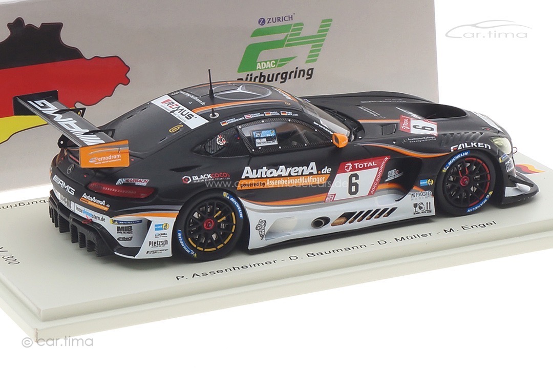 Mercedes-AMG GT3 24h Nürburgring 2020 Assenheimer/Baumann/Engel/Müller Spark 1:43 SG687