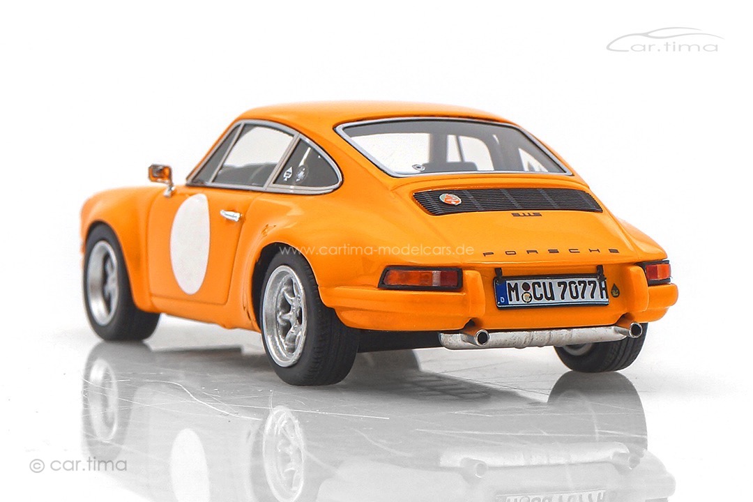 Porsche 911 S Signalorange Curves Magazine "Möhre" car.tima 1:43 CAR04324002