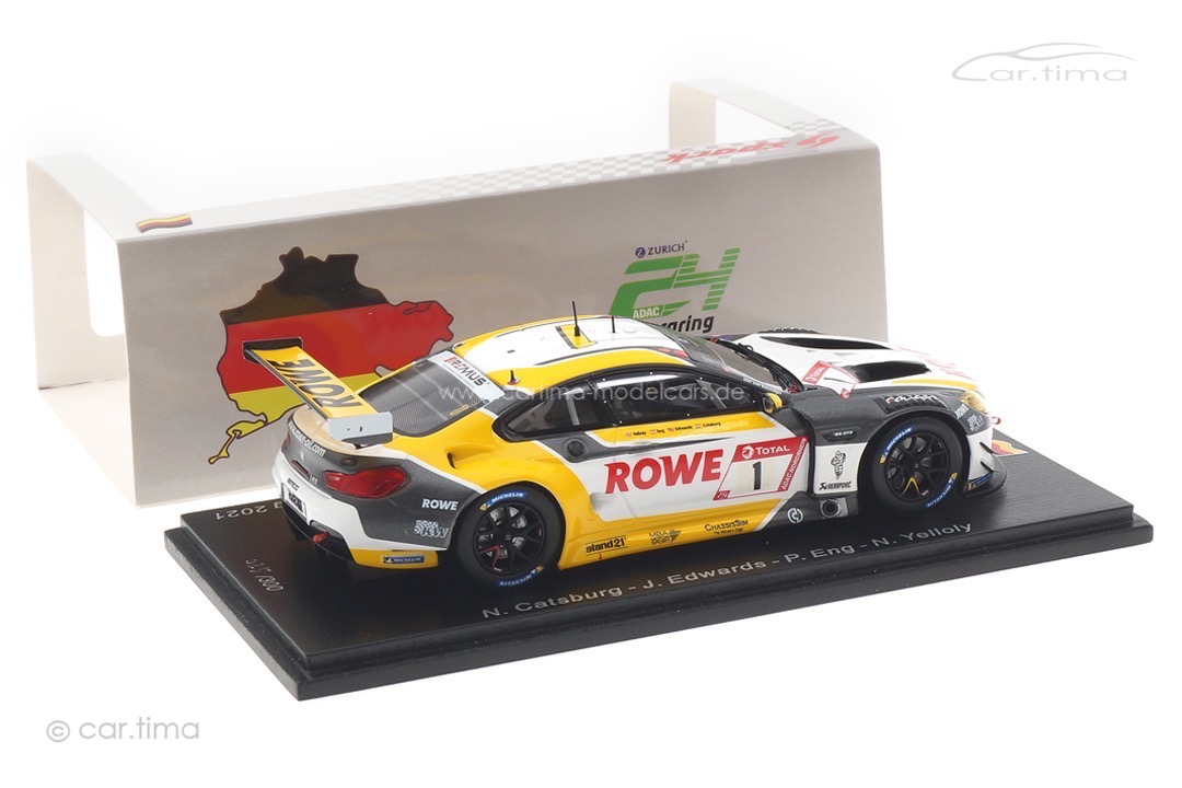 BMW M6 GT3 24h Nürburgring 2021 Catsburg/Edwards/Eng/Yelloly Spark 1:43 SG786