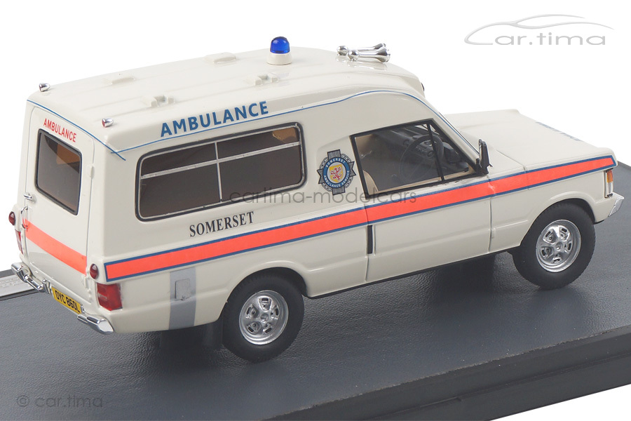 Range Rover Herbert Lomas Somerset Ambulance Service 1972 weiß Matrix Scale Models 1:43 MX11701-031