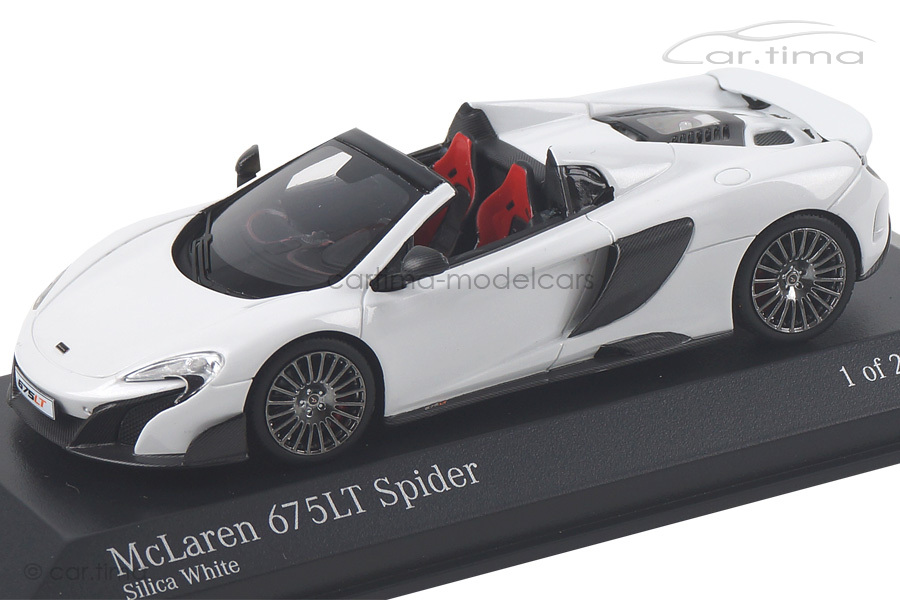 McLaren 675LT Spider Silica white Minichamps 1:43 537154432