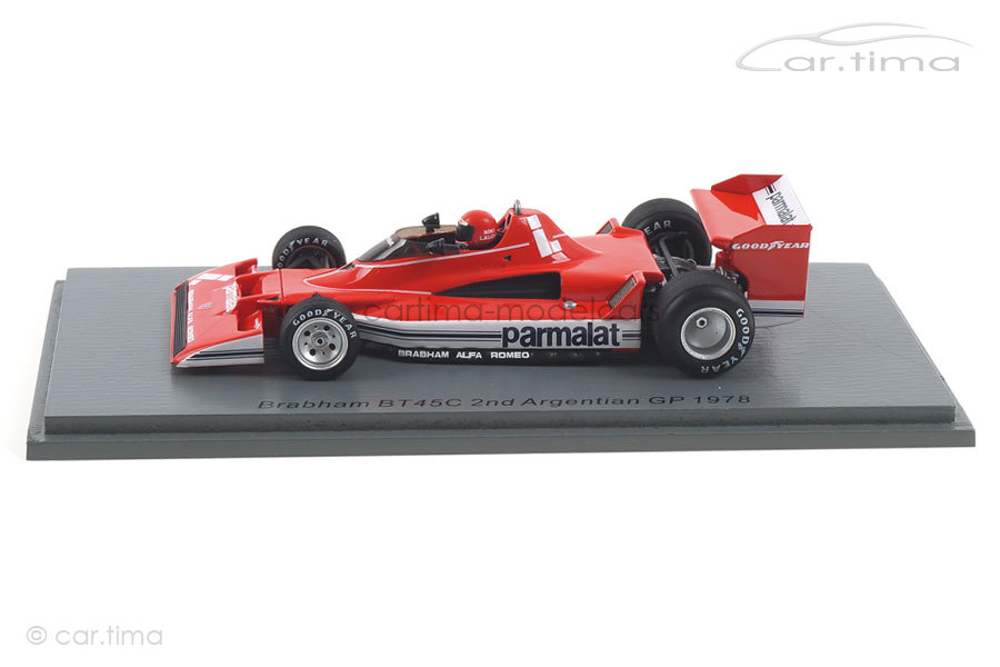 Brabham BT45C GP Argentinien 1978 Niki Lauda Spark 1:43 S7111