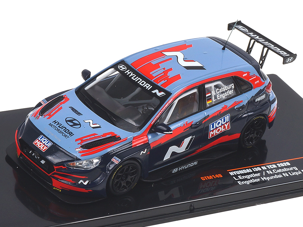 Hyundai i30 N TCR Präsentation WTCR 2020 Catsburg/Engstler IXO 1:43 GTM149