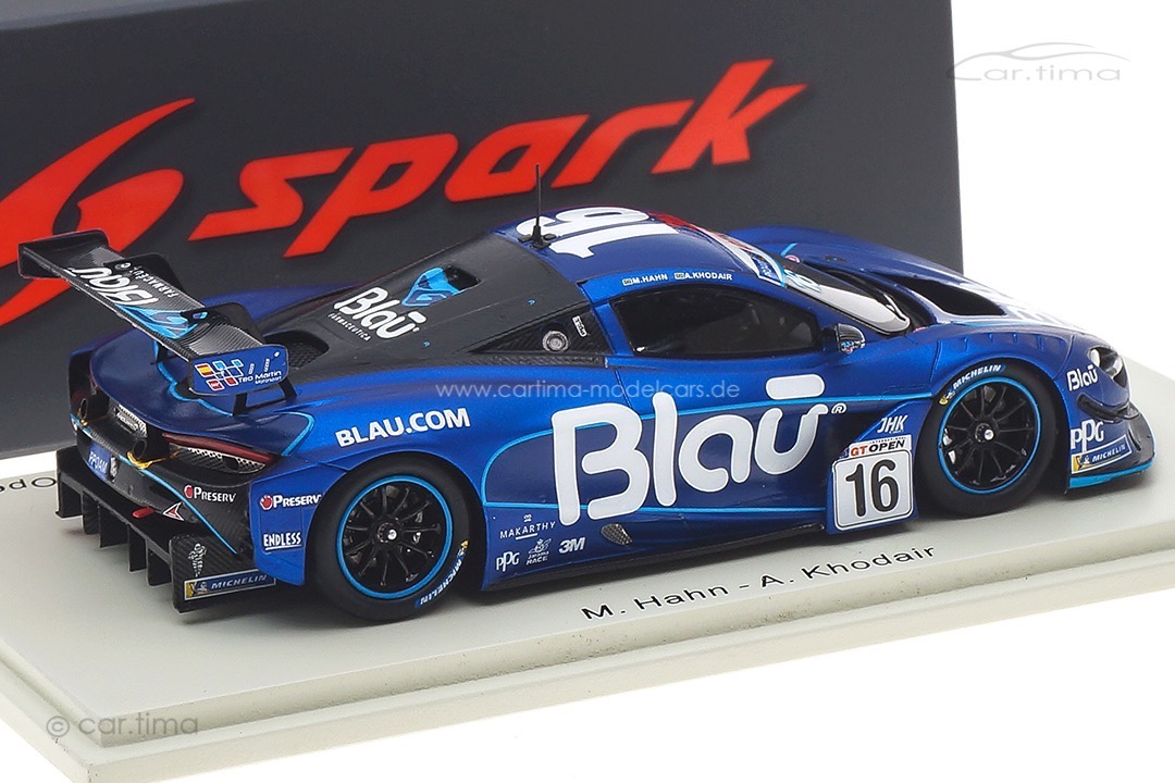 McLaren 720S GT3 International GT Open 2019 Hahn/Khodair Spark 1:43 S9201