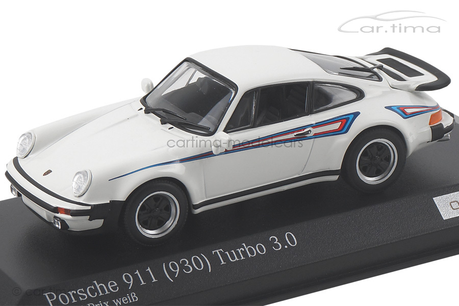 Porsche 911 (930) Turbo 3.0 Grandprix-weiß/Martini Minichamps 1:43 CA04316033