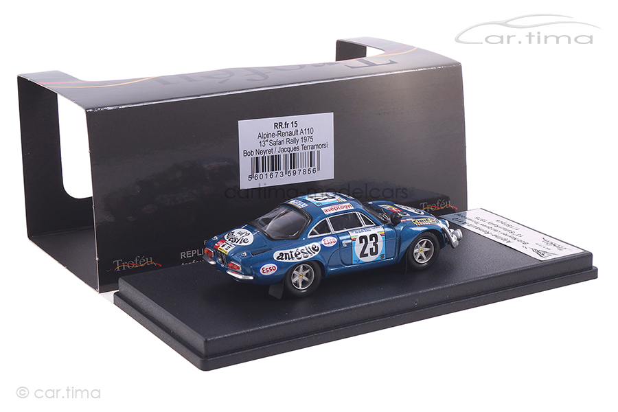 Alpine Renault A110 Safari 1975 Neyret/Terramorsi Trofeu 1:43 RRFR15