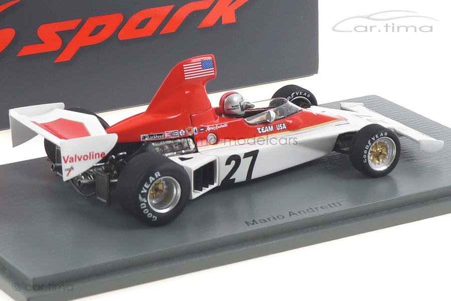 Parnelli VPJ4 GP Schweden 1975 Mario Andretti Spark 1:43 S1892