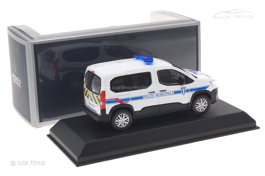 Peugeot Rifter 2019 Police Municipale weiß/blau/gelb Norev 1:43 479068