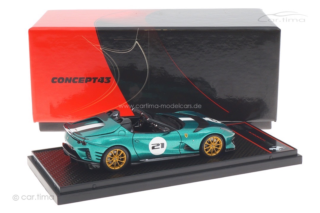 Ferrari 812 Competizione A Green Jewel BBR 1:43 BBRC263P