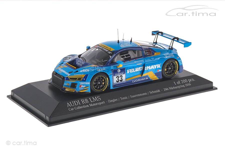 Audi R8 LMS 24h Nürburgring 2016 Minichamps 1:43 437161133