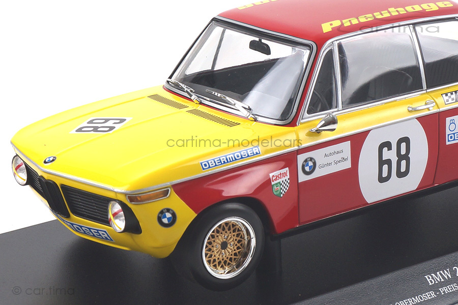 BMW 2002 Preis der Nationen Hockenheim 1970 Jörg Obermoser Minichamps 1:18 155702668