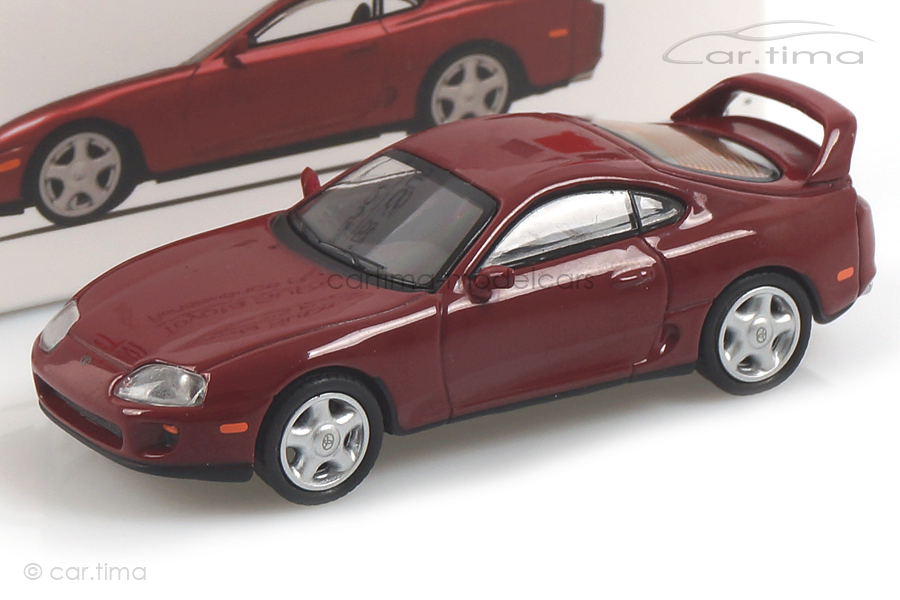 Toyota Supra (LHD) Renaissance red MINI GT 1:64 MGT00046-L