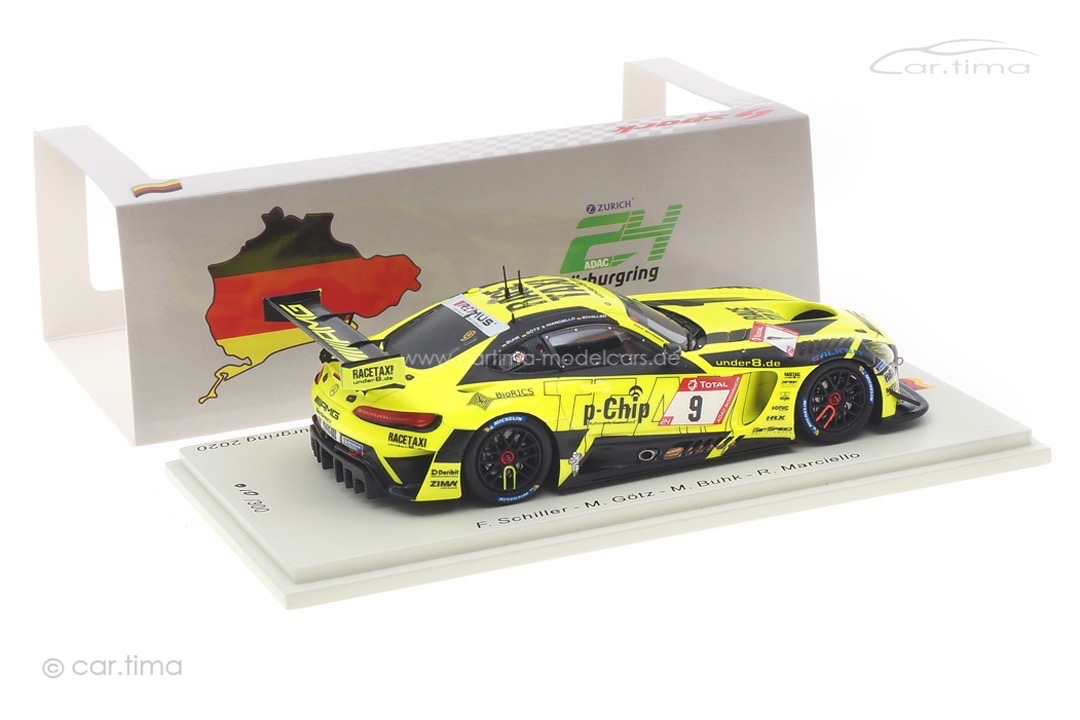 Mercedes-AMG GT3 24h Nürburgring 2020 Buhk/Götz/Marciello/Schiller Spark 1:43 SG706