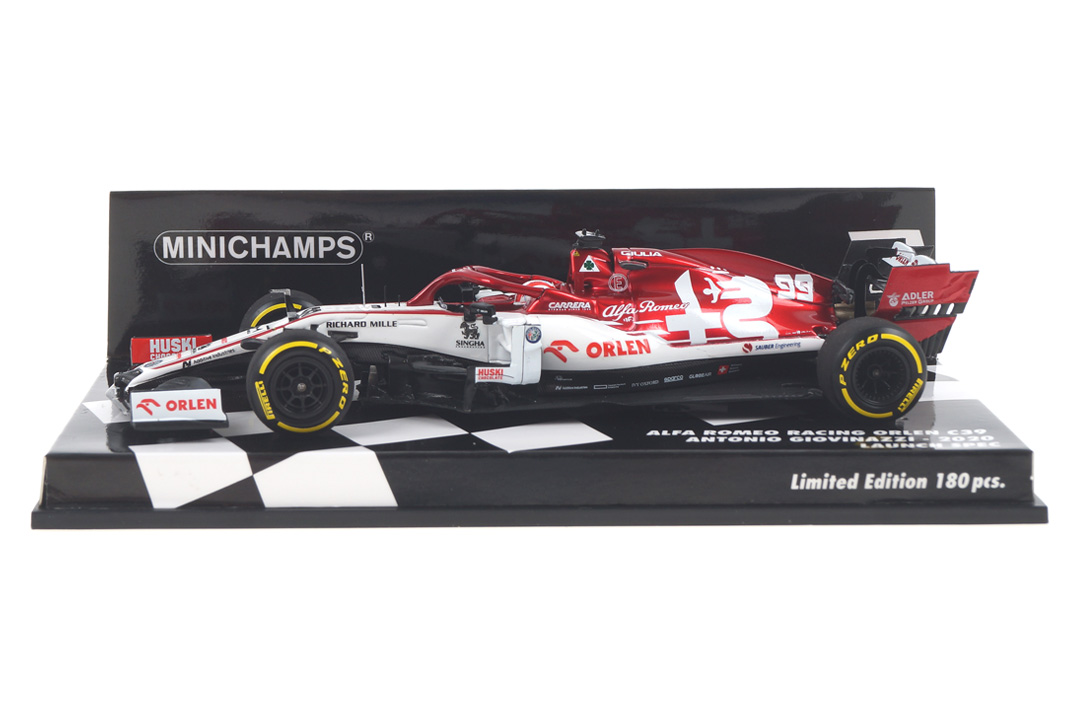 Alfa Romeo Racing Orlen C39 Launch Spec 2020 A. Giovinazzi Minichamps 1:43 417200099