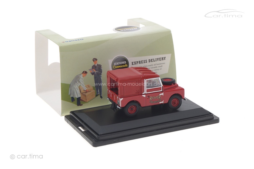 Land Rover 88" Rover Fire Brigade Canvas Oxford 1:76 76LAN188010