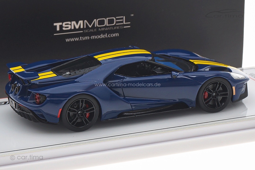 Ford GT Sunocu Blue/yellow stripes TSM 1:43 TSM430524