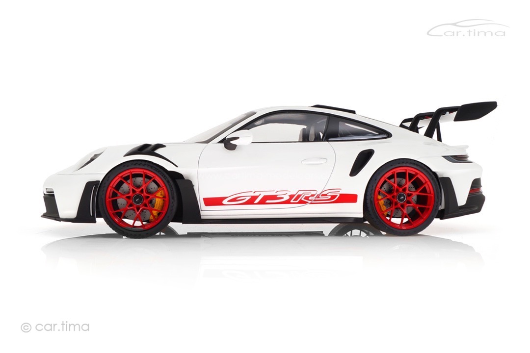 Porsche 911 (992) GT3 RS Weiß/Pyrorot Norev 1:12 127530