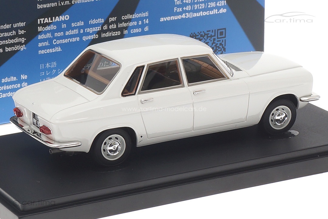 Renault 16 Projet 114 1961 weiß Avenue43 1:43 60088