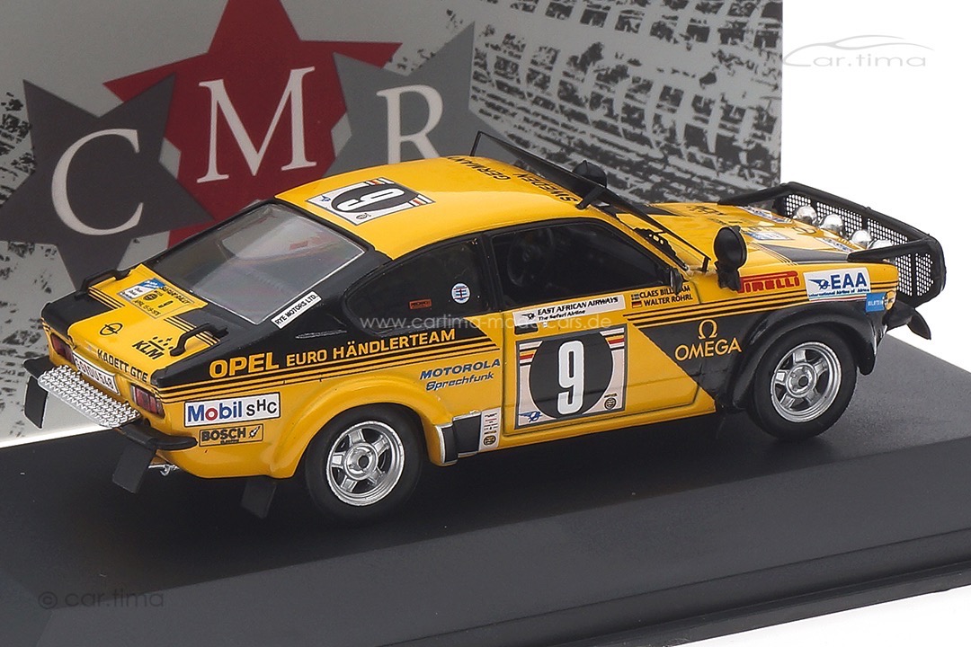 Opel Kadett C Coupe Safari Rallye 1976 Röhrl/Billstam CMR 1:43 WRC027