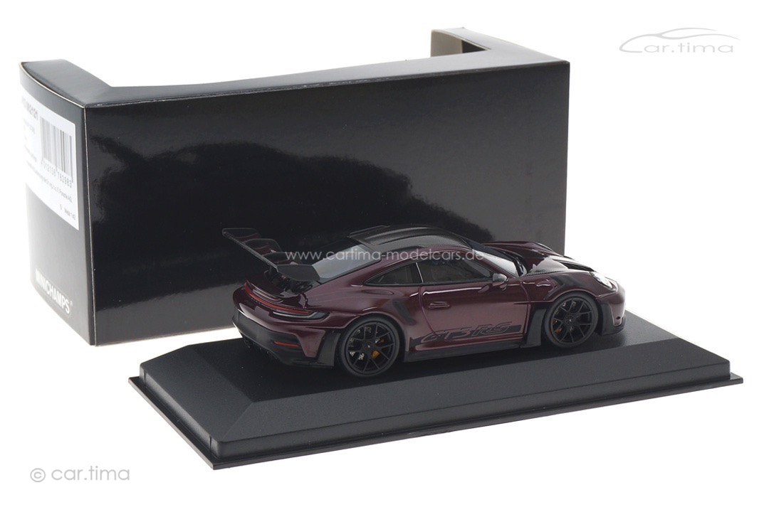 Porsche 911 (992) GT3 RS Weissach Paket Amethyst met./Rad schwarz Minichamps 1:43 413062121